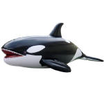 Lifelike Inflatable Killer Whale